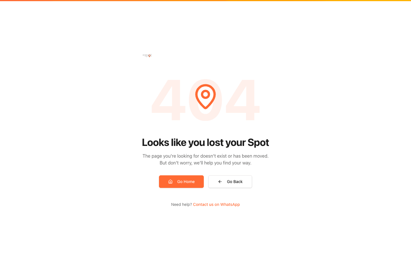 Pantalla de login del admin dashboard de MySpot787